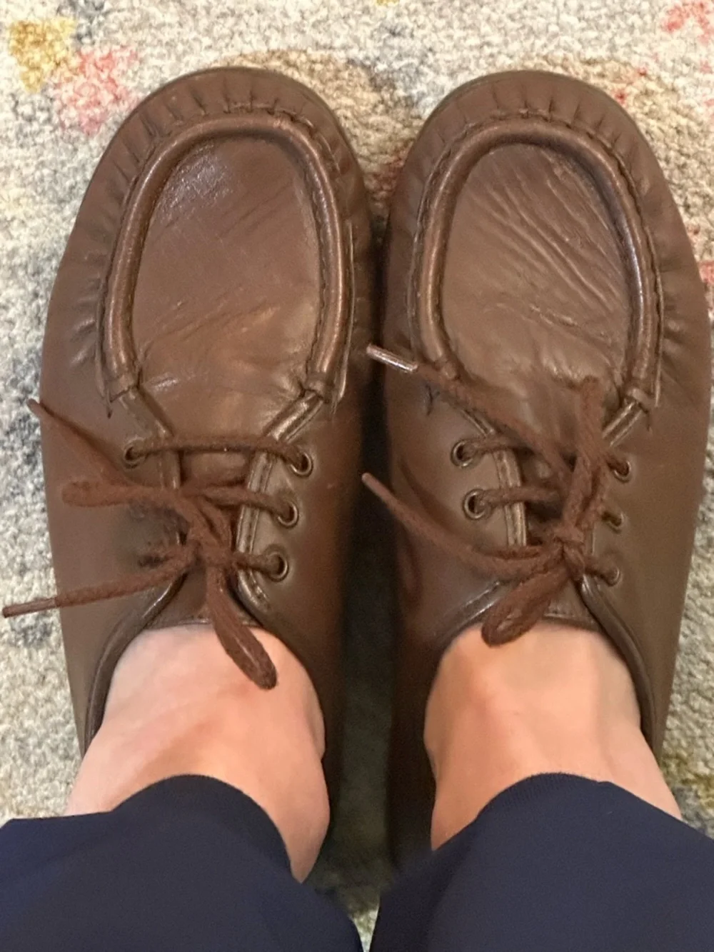 VINTAGE SAS Brown “Bounce” Wedge shoe sz 8